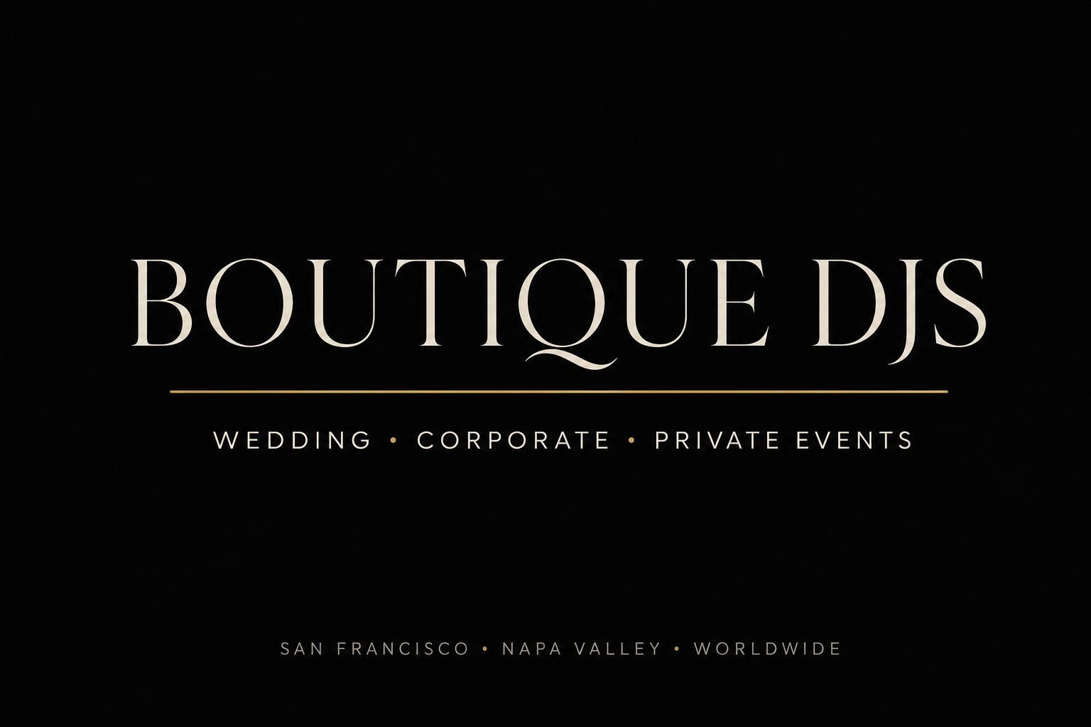 Boutique DJs & Entertainment - DJ & Band in San Francisco