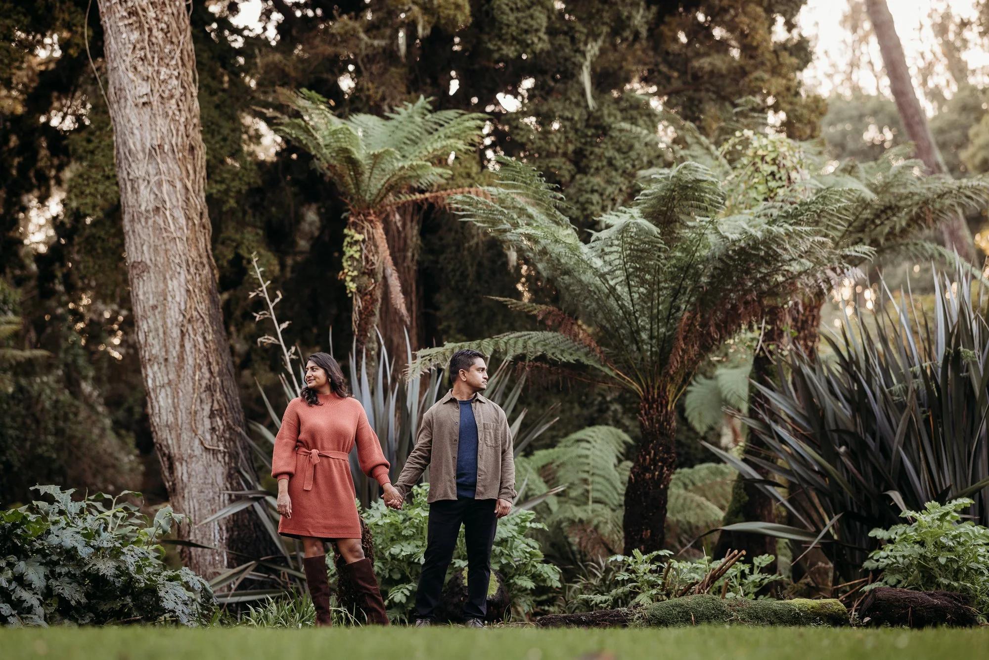 Micro-wedding couple at San Francisco’s Conservatory of Flowers