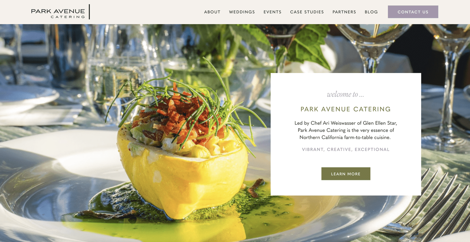 Park Avenue Catering - Caterer in Sonoma