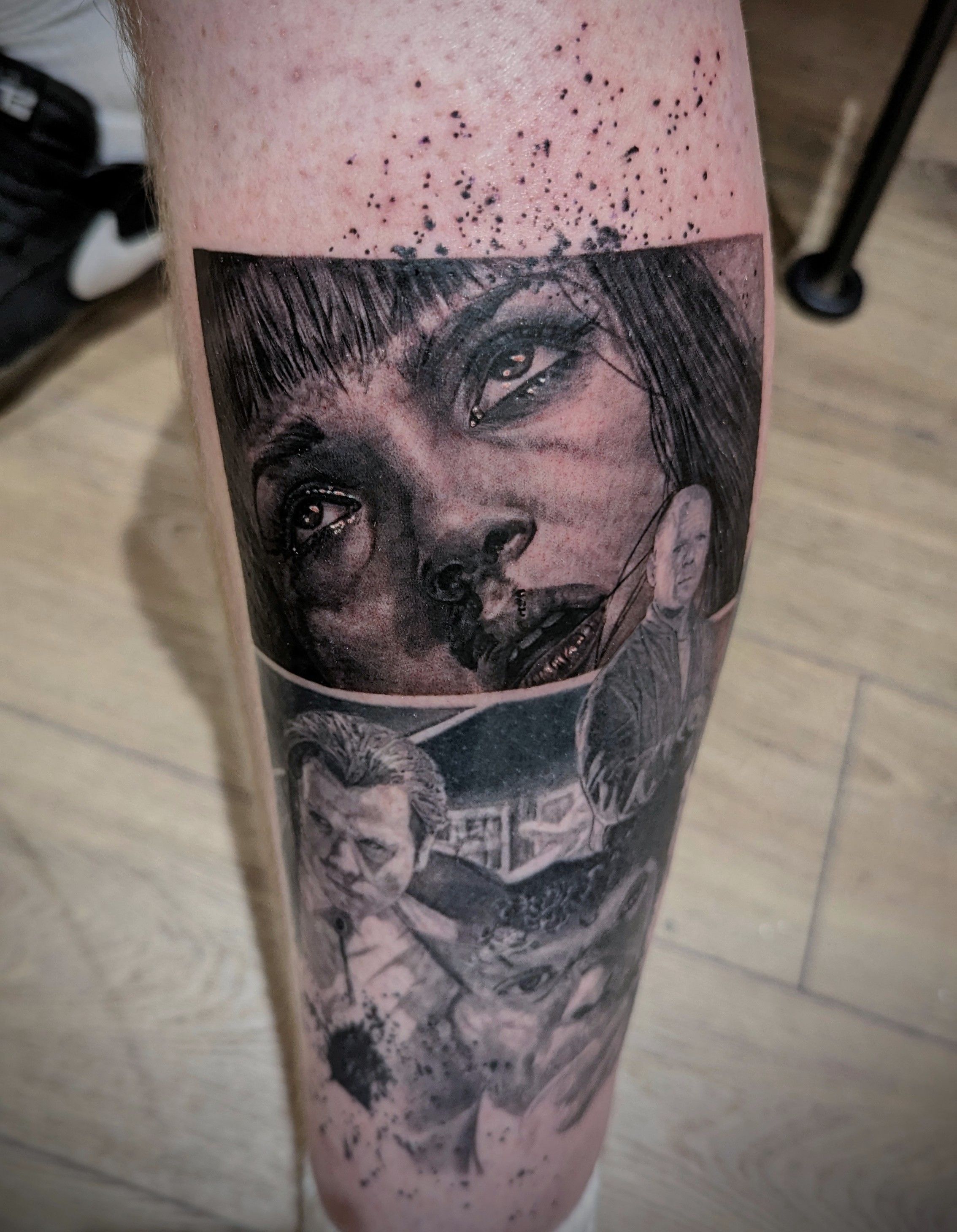 Black & White Pulp Fiction 3 Tattoo 14