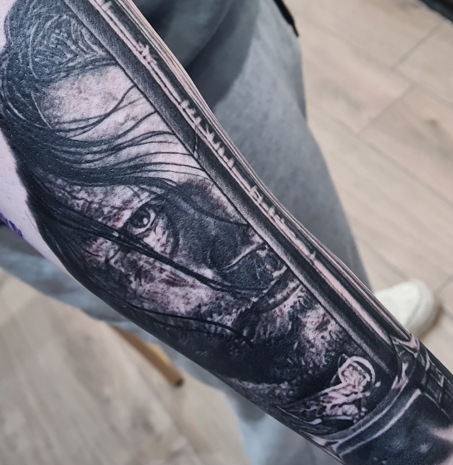 Black & White Aragorn Tattoo 40