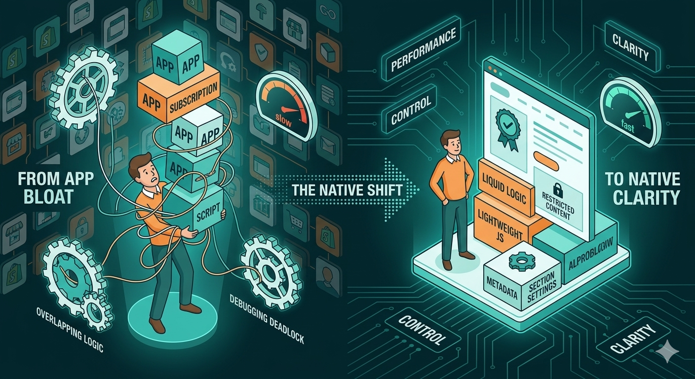 Fazal Jarral - Stop using apps for everything - Shopify App Bloat