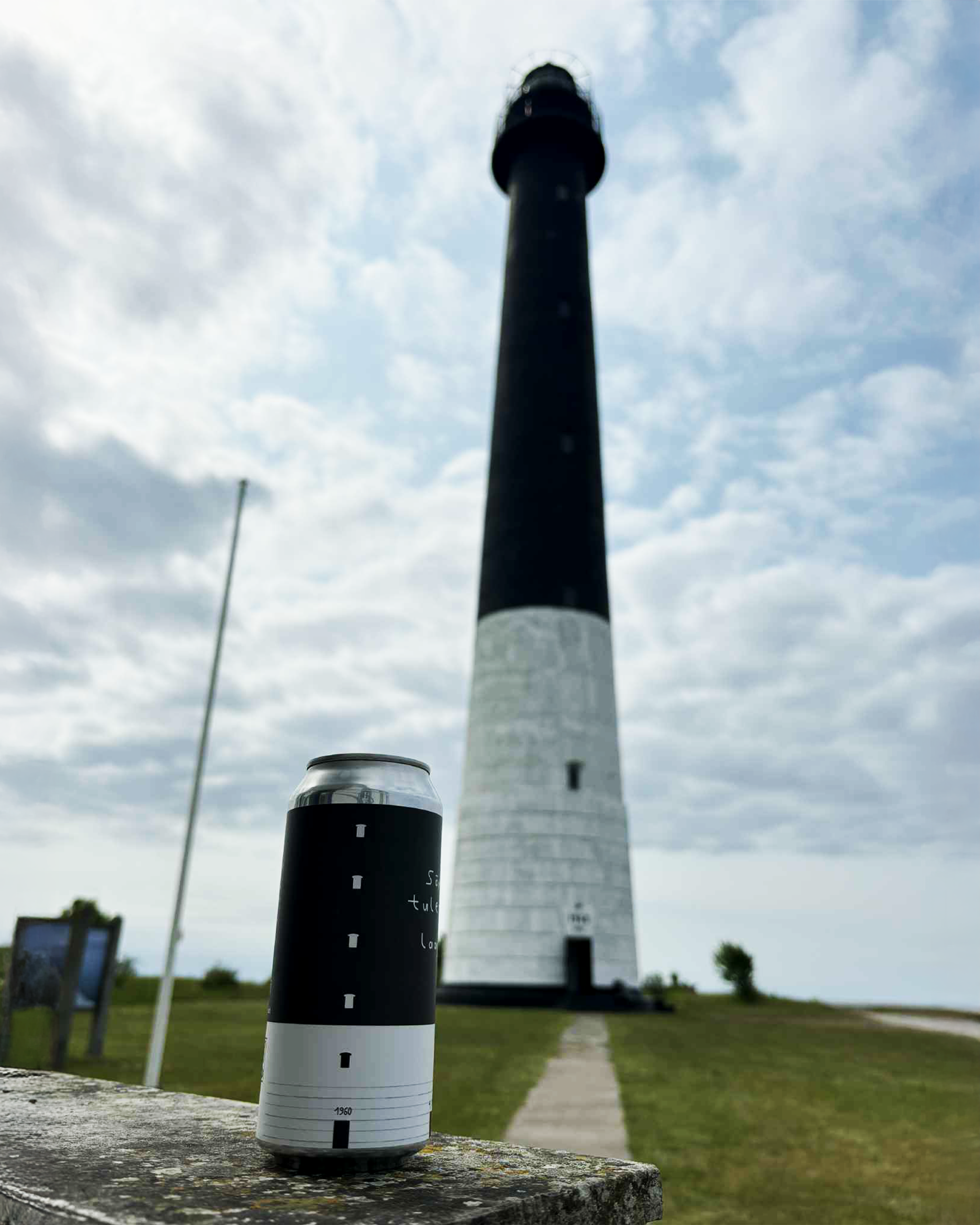 Beers next to the Lighthouse