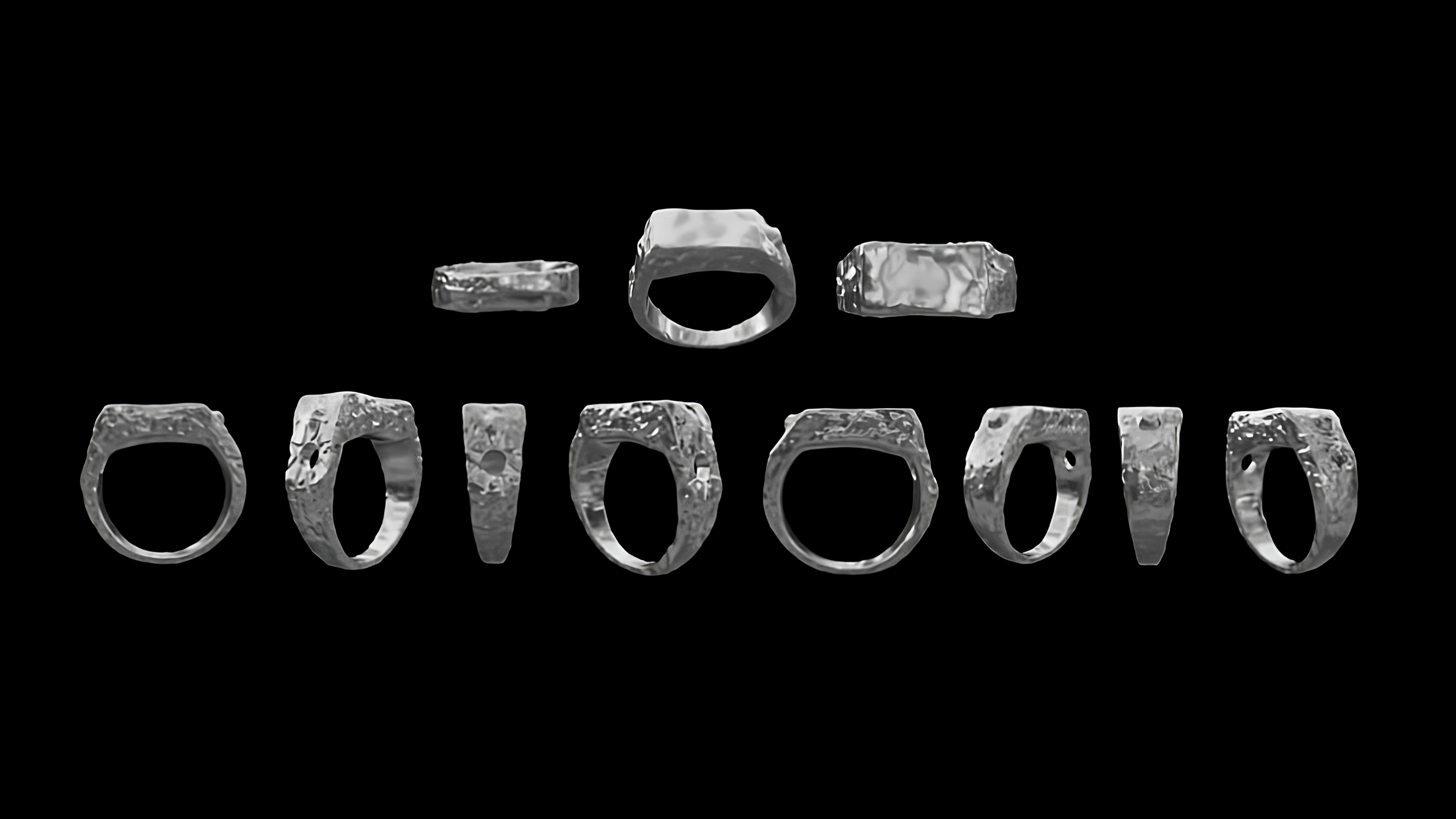 relure ◦ rings ◦ 3D render