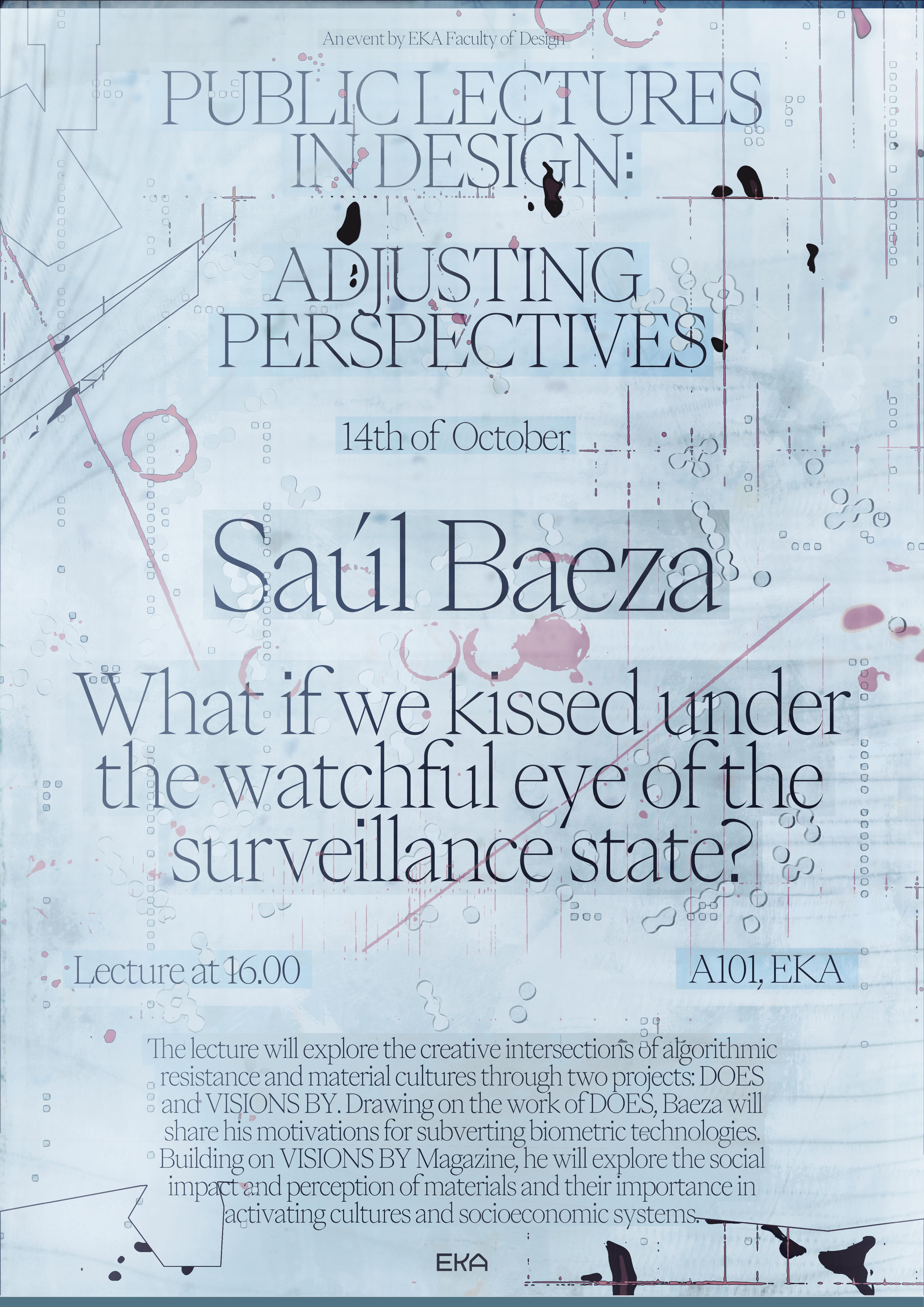 Saul Baeza / Lecture ◦ Poster