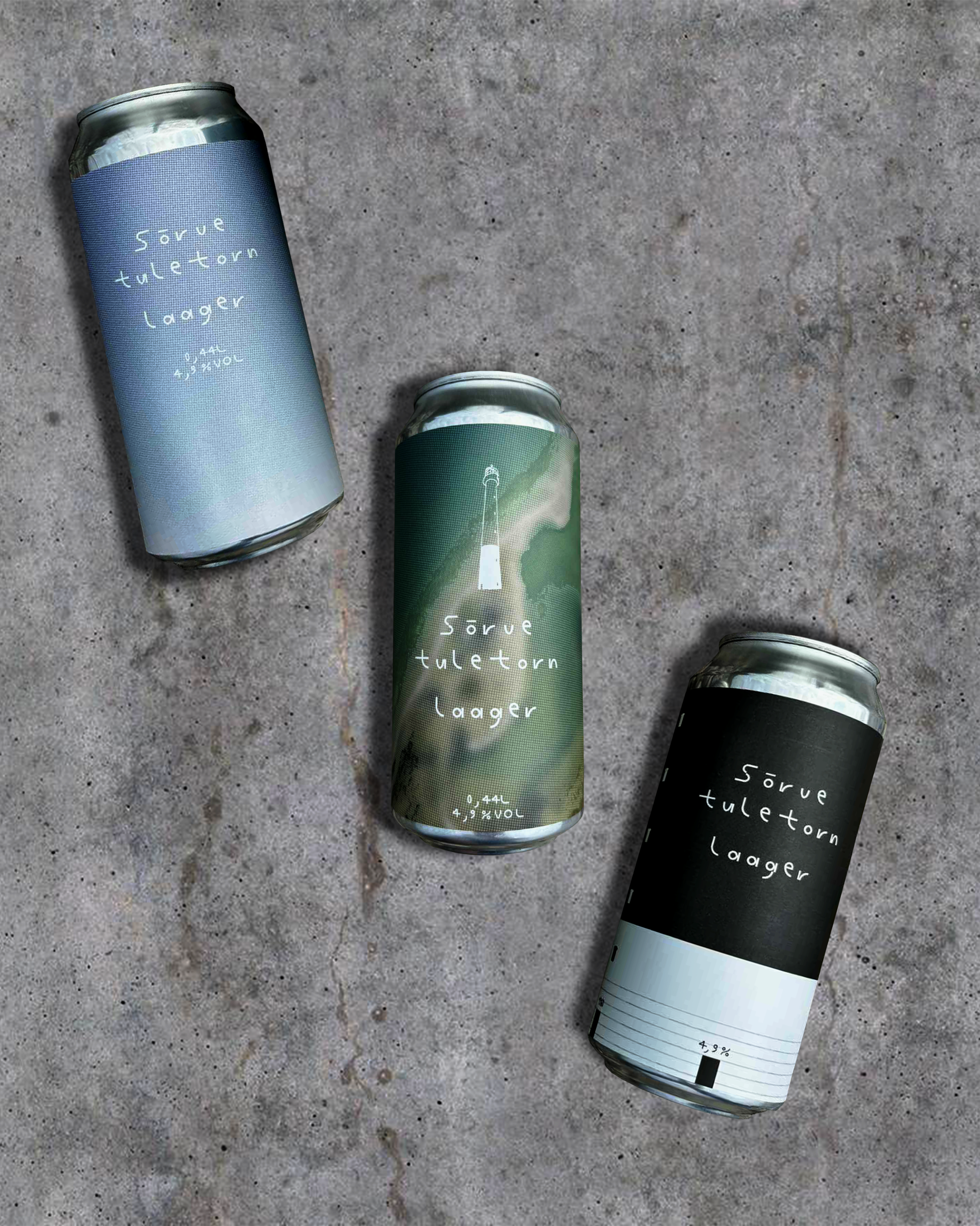 Sõrve Tuletorn beer cans