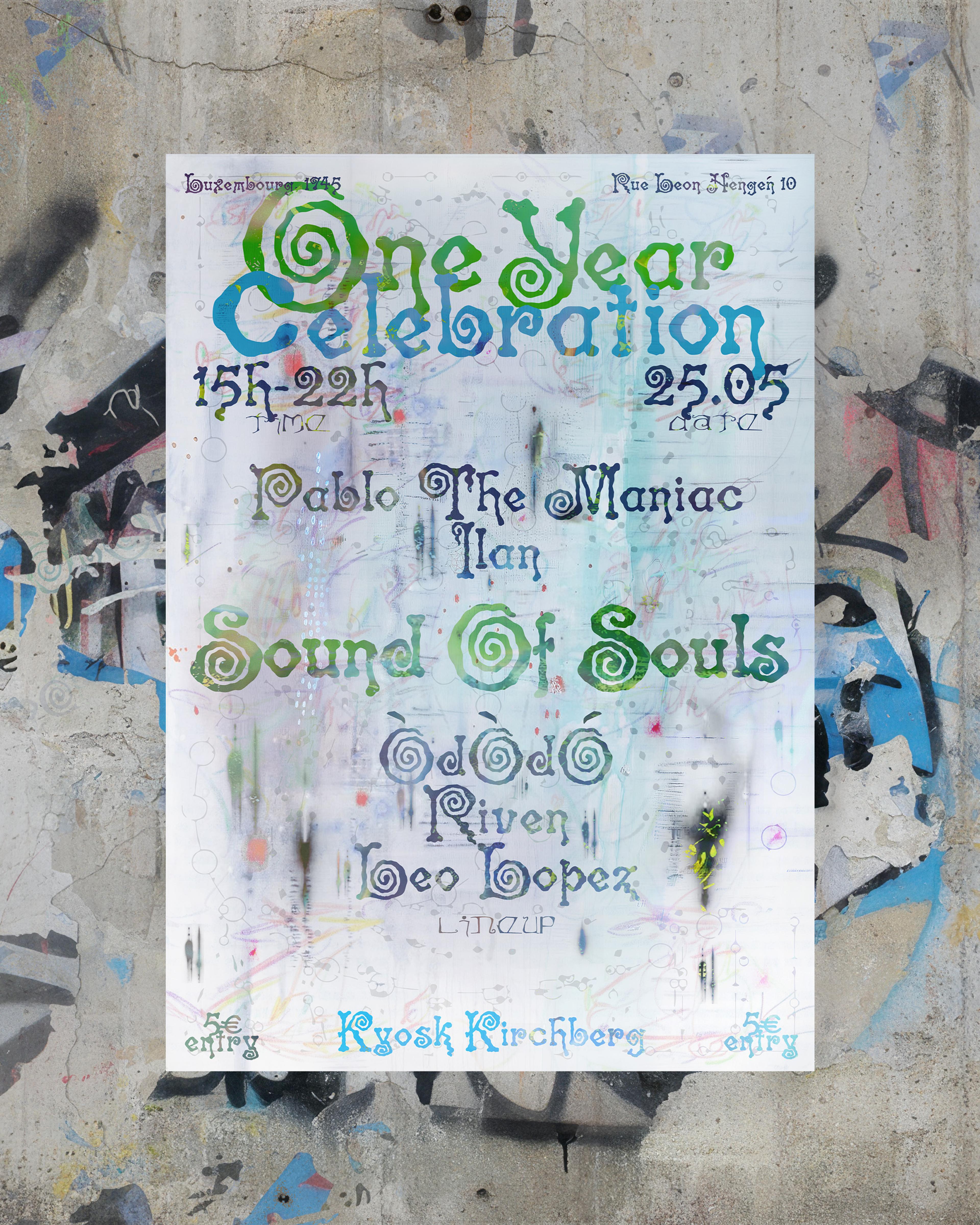 Sound Of Souls ◦ 1 Year Celebration Poster