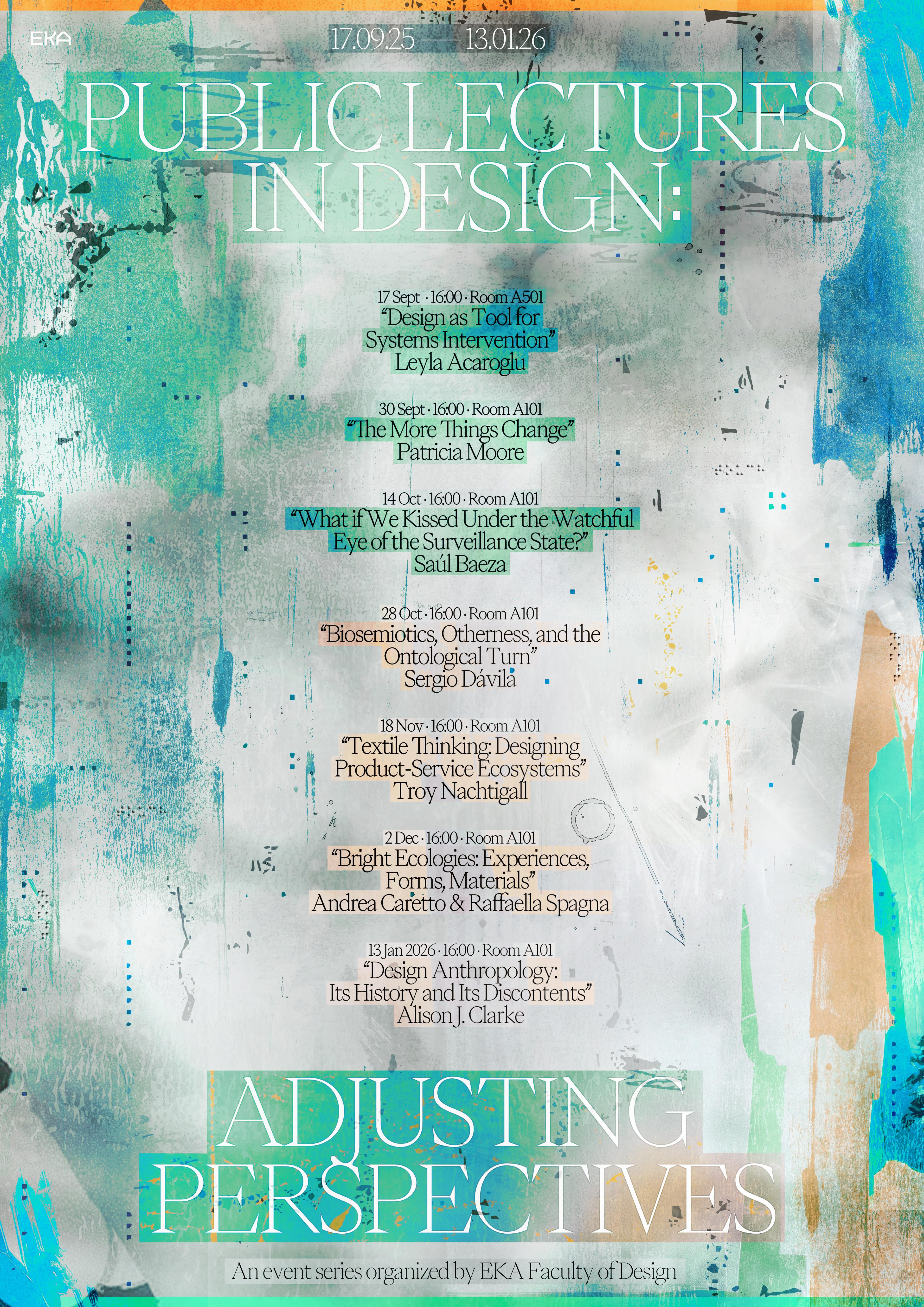Public Lectures in Design: Adjusting Perspectives  ◦ Poster