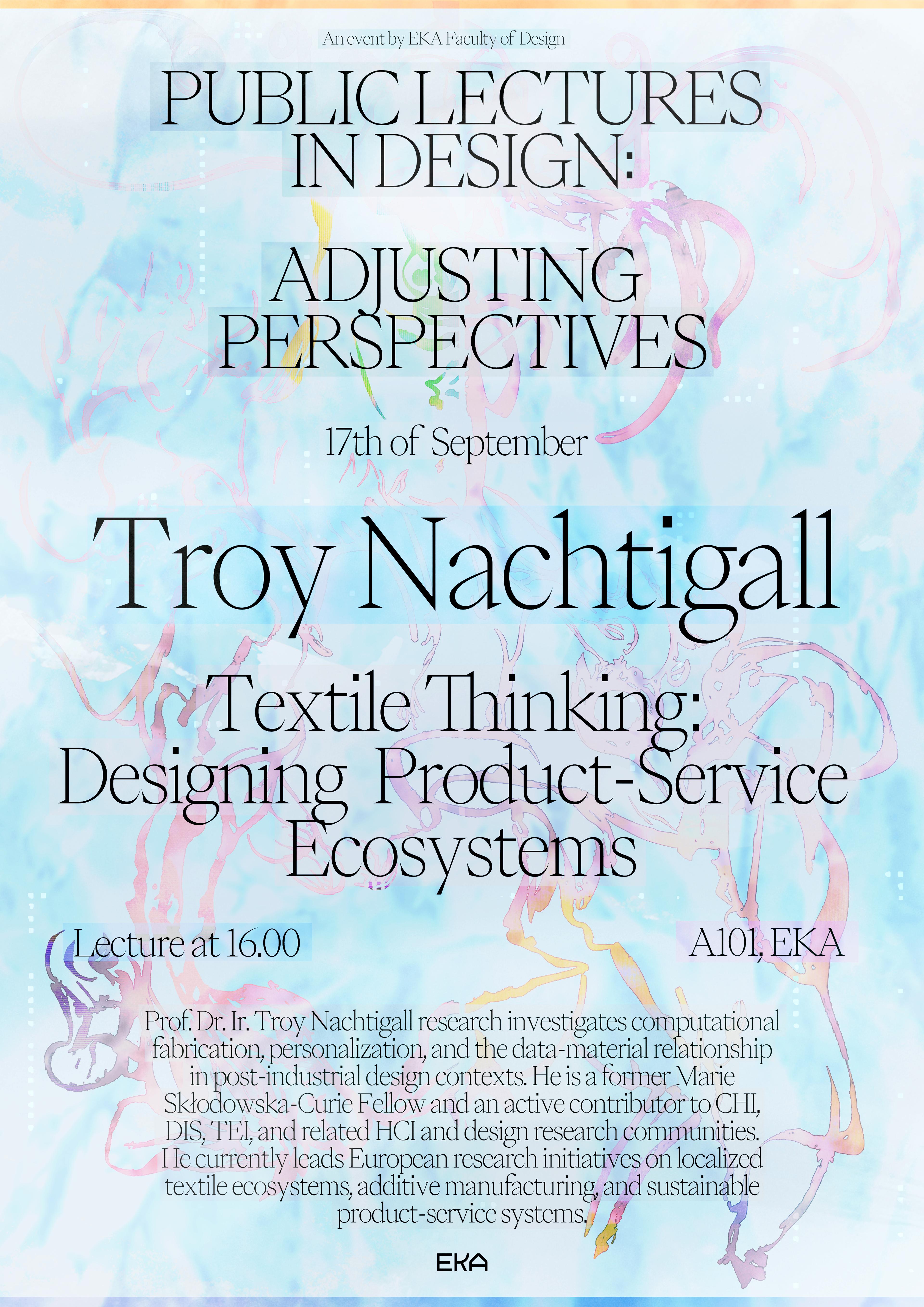 Troy Nachtigall / Lecture ◦ Poster