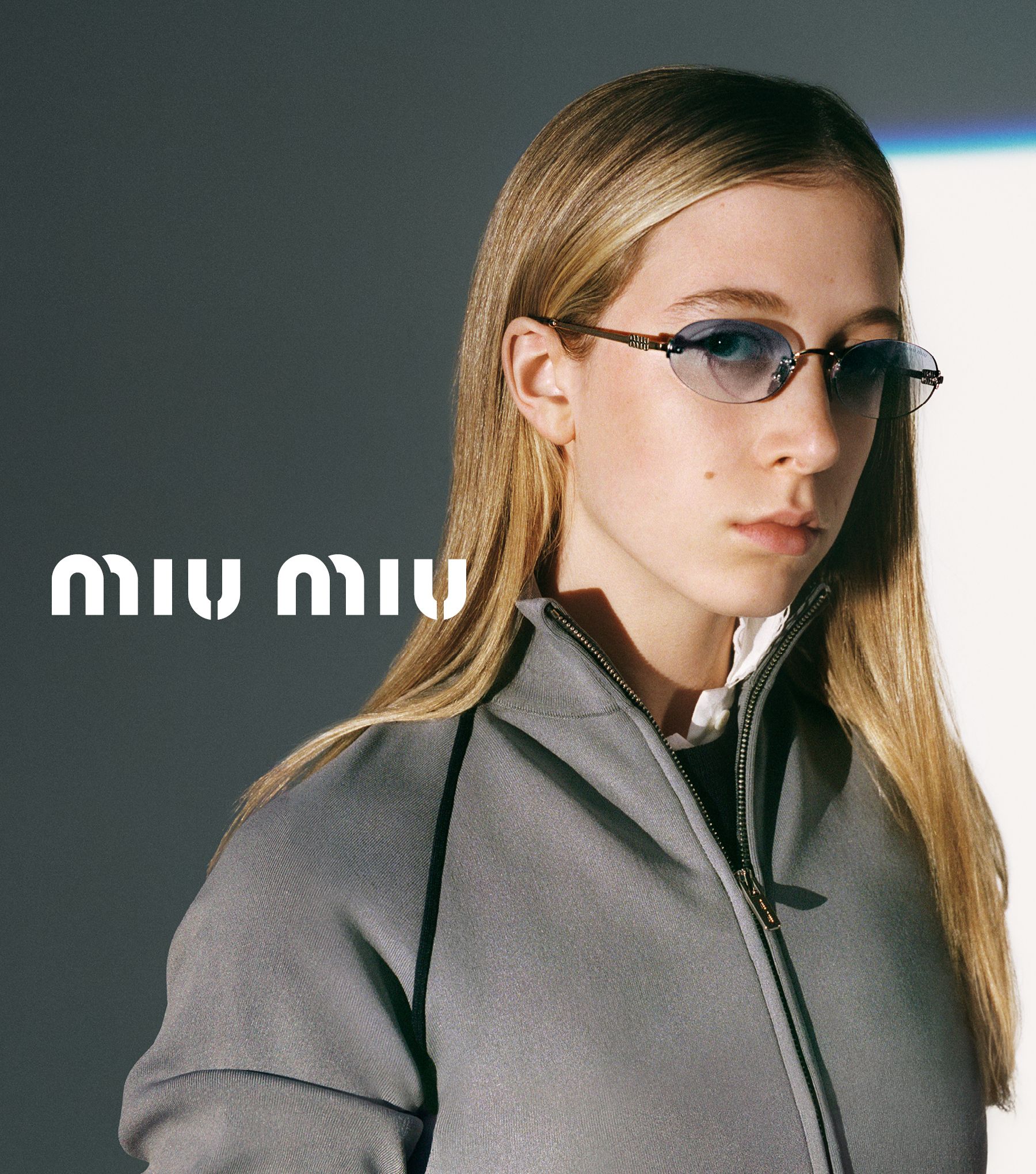 Buy GUCCI Unisex Half-Rim Rectangle Sunglasses Online
