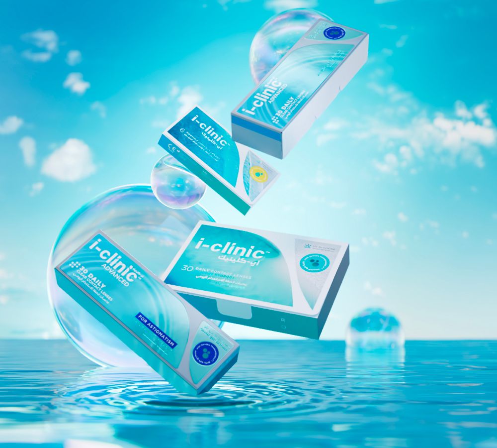 اختبر وضوح رؤيتك مع عدسات اي كلينيك اللاصقة + تجربة مجانية الآن