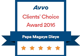 Avvo Clients' Choice Award 2016, Papa Magaye Dieye