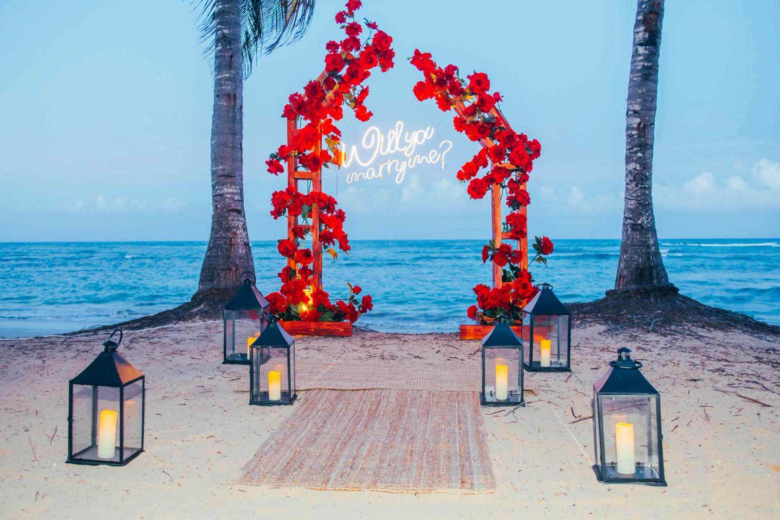 Amour Essence: detalhe da montagem 7 em uma praia privativa de Uvero Alto, Punta Cana. Amour Essence: detalhe da montagem 7 em uma praia privativa de Uvero Alto, Punta Cana.