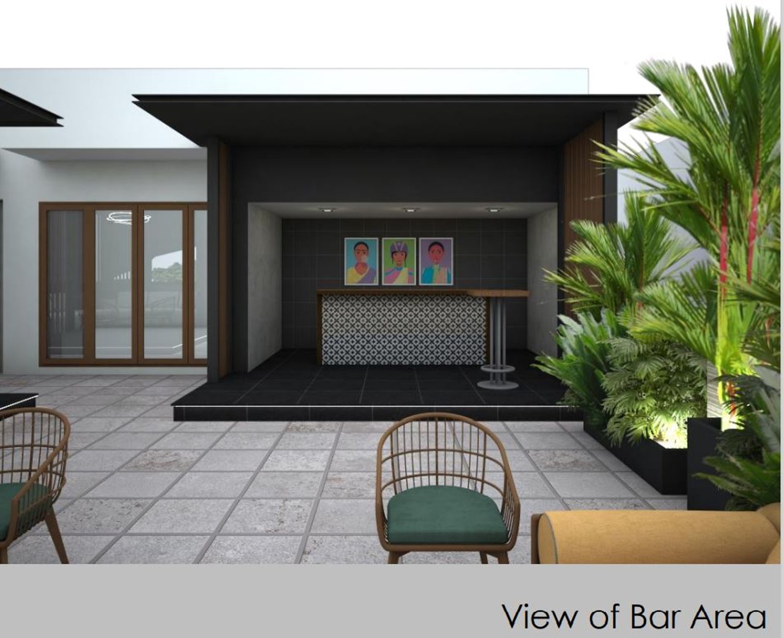 Terrace Garden — interior design in Sector 32, Gurugram, Haryana, view 4