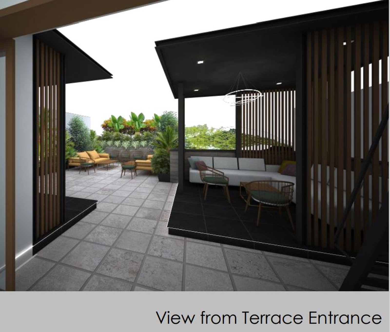 Terrace Garden — interior design project in Sector 32, Gurugram, Haryana