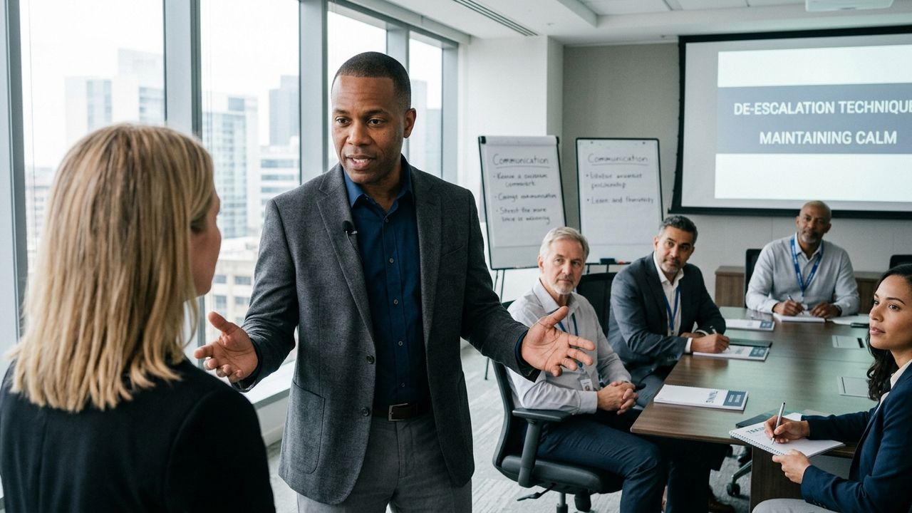 De-Escalation Training for Managers: How to Defuse Angry Employees Before Situations Turn Physical - ITS professional training