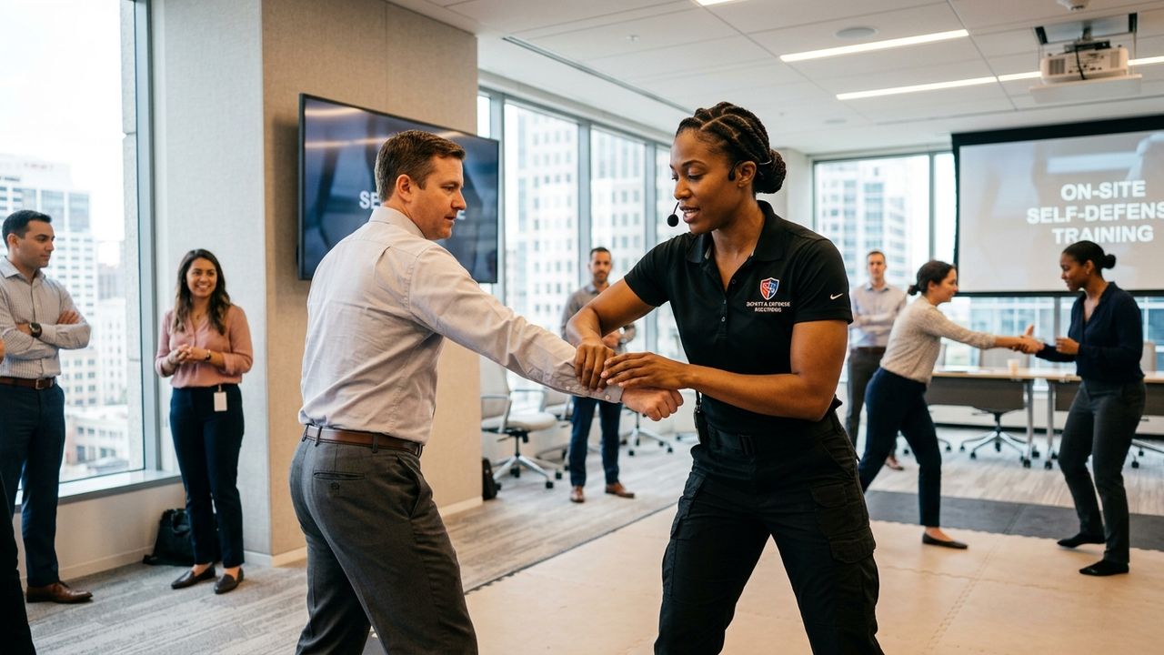 Mobile Training vs Fixed Location: Why On-Site Corporate Self Defense Training Delivers Better Results - ITS professional training