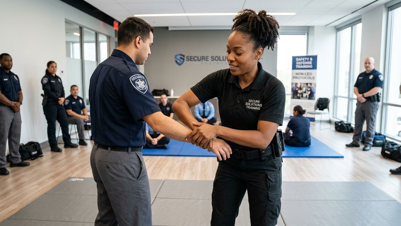 Control Holds and Restraint Techniques for Non-Law-Enforcement Security Personnel - ITS professional training