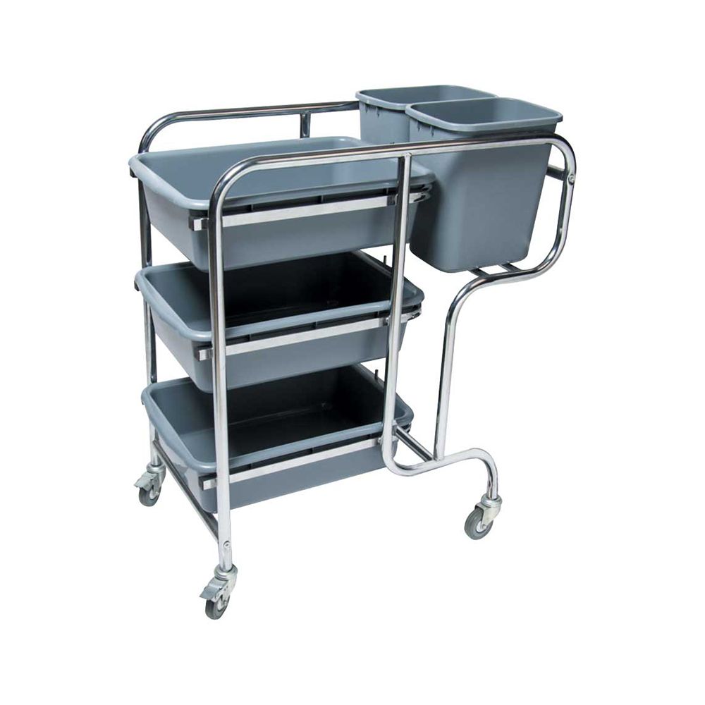 DISH COLLECTOR CART 80X44X93CM