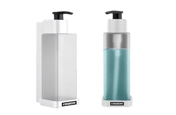 SOAP DISPENSER 2IN1 300ML WHITE