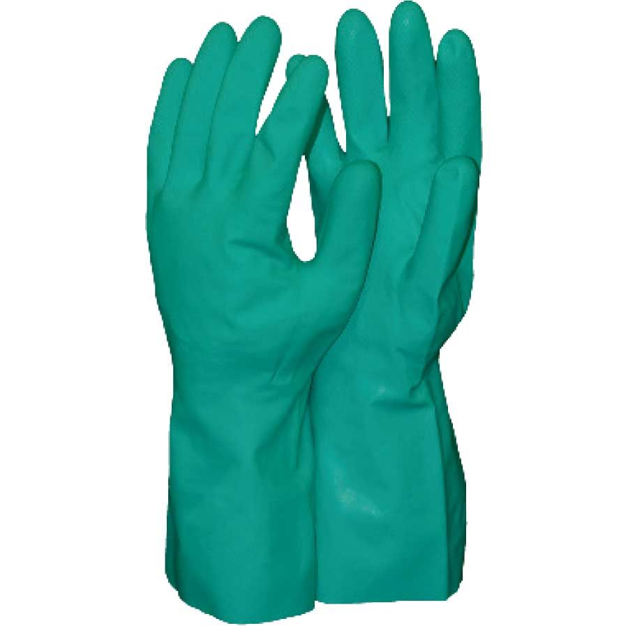GLOVE NITRILE (M) GREEN SRSG406