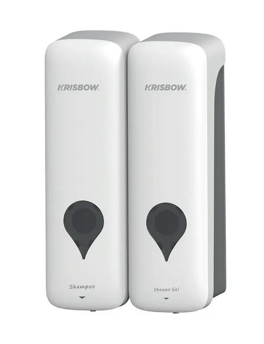 SOAP DISPENSER DOUBLE 300ML WHITE