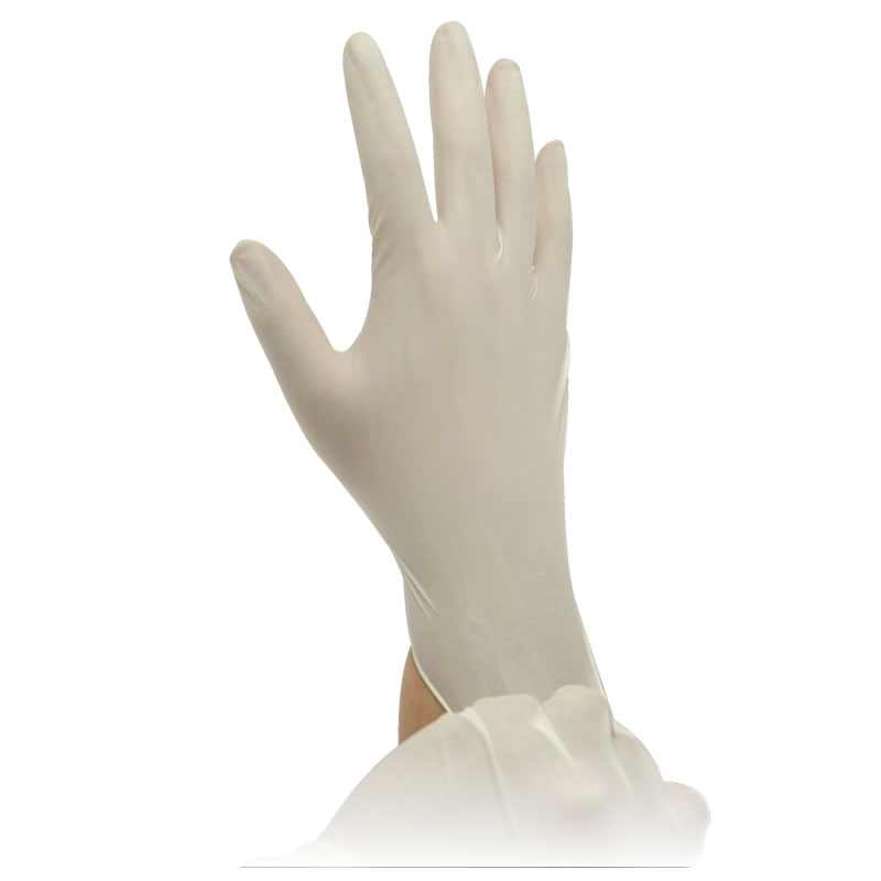 DISPOSABLE GLOVE LATEX M PF 100 SRSG415