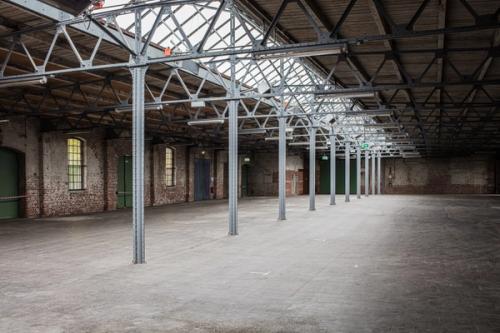 An empty warehouse