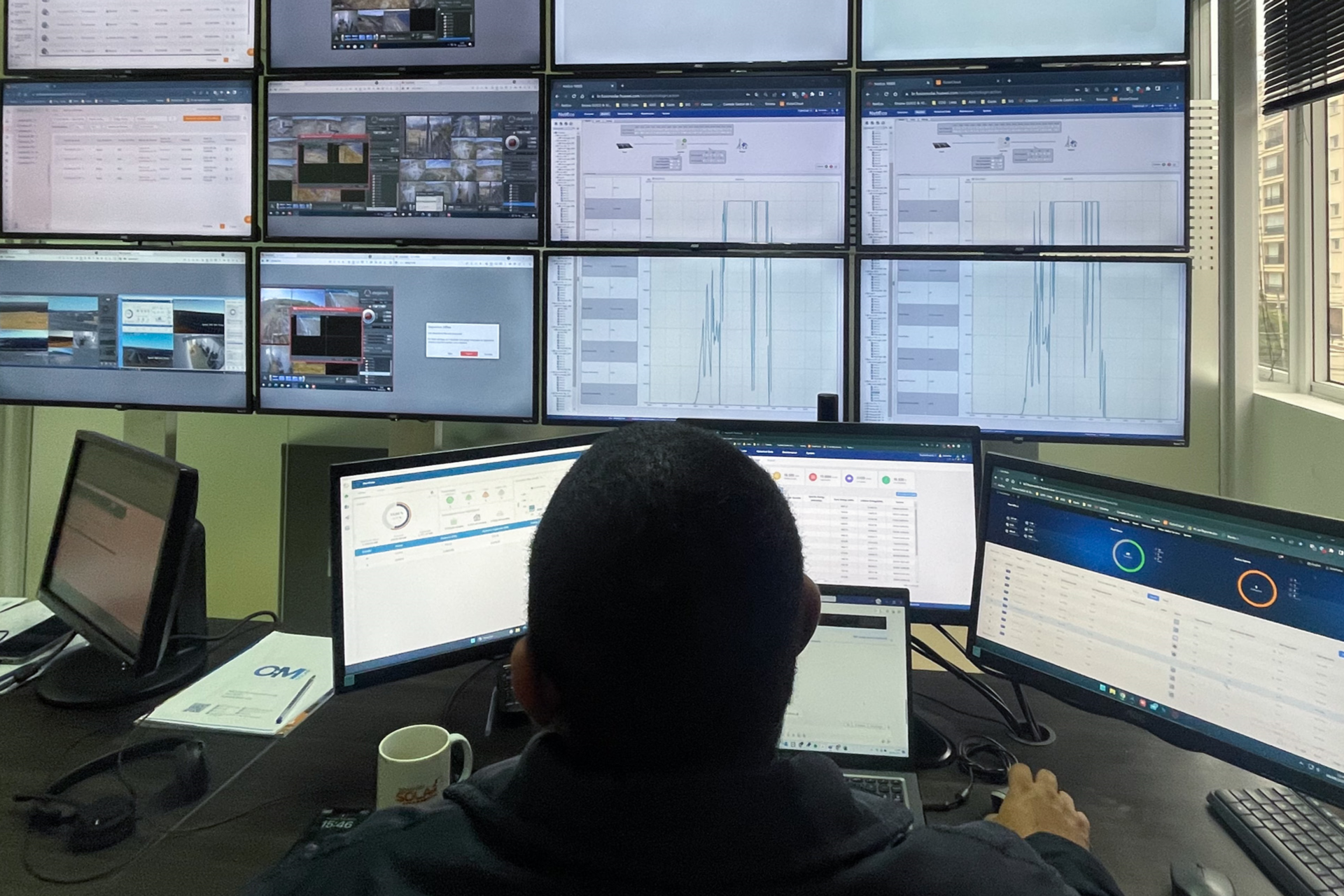 Operação Remota 24/7: Supervisão Contínua para Máxima Eficiência