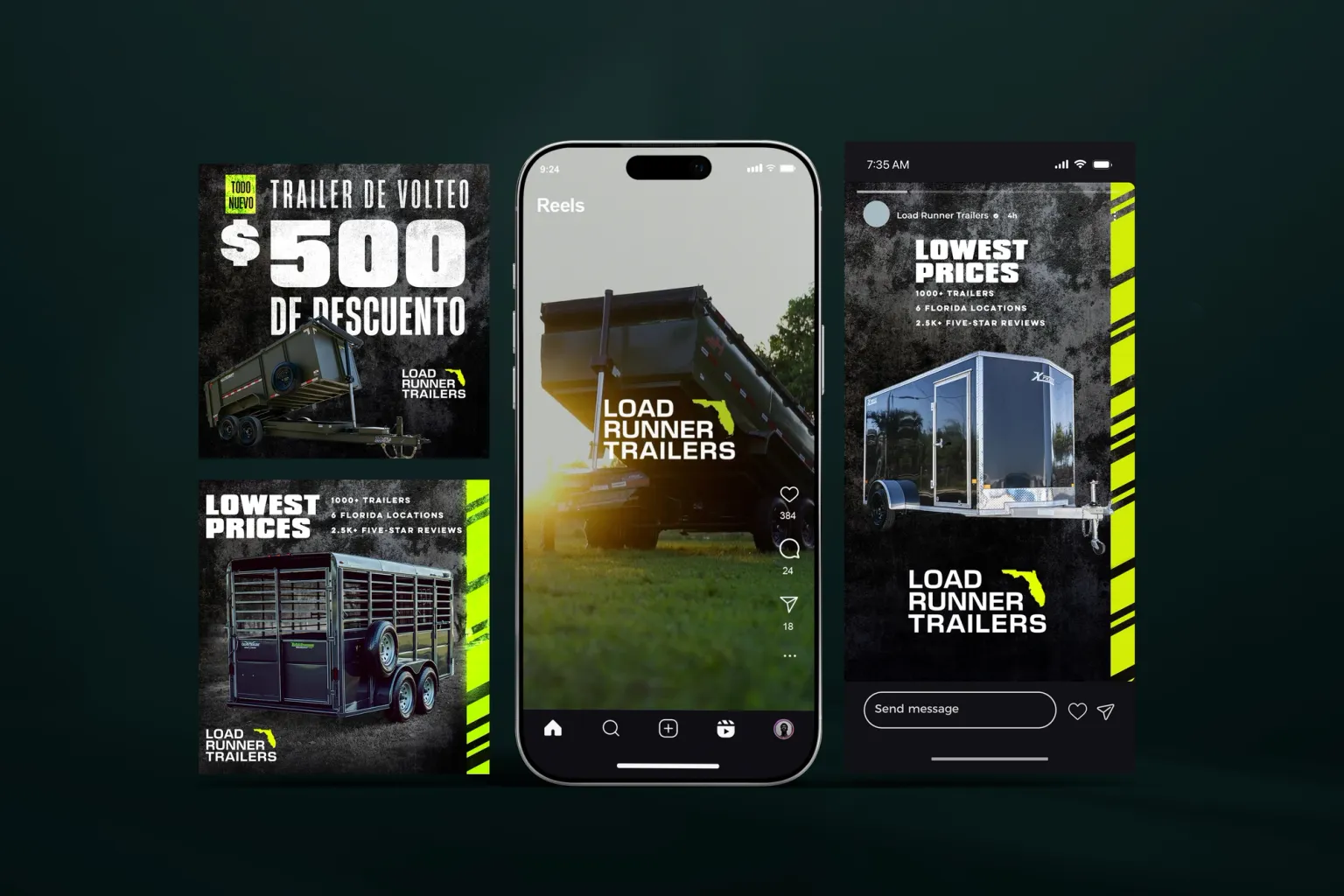 Load Runner Case Study Ads Graphic