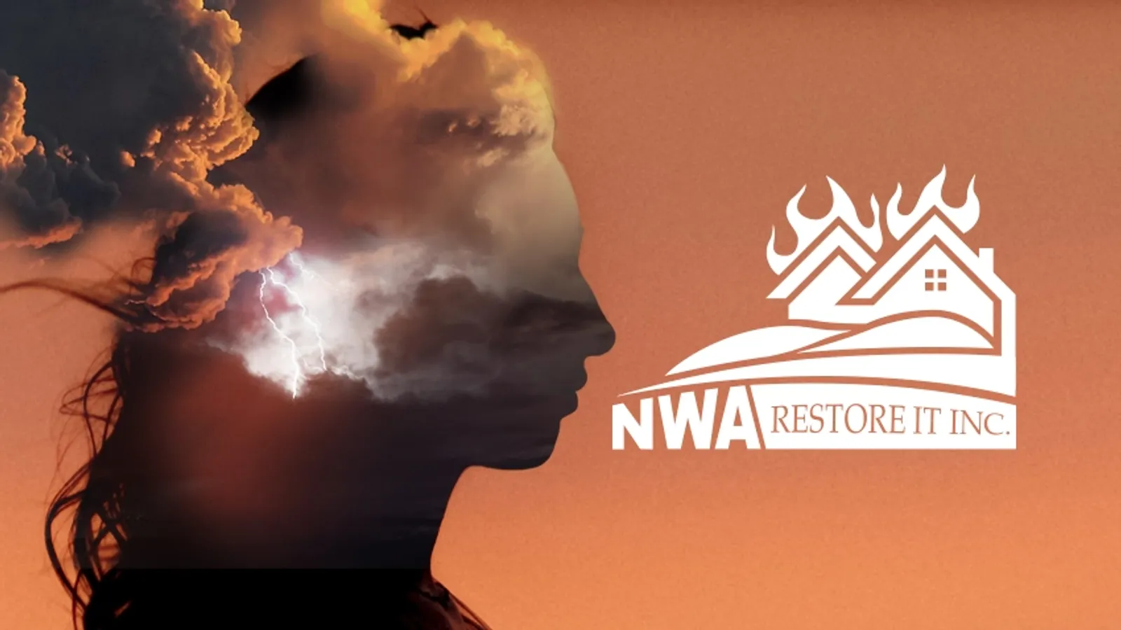 Conceptual Image of Mother Nature Looking at the NWA Restore It Logo