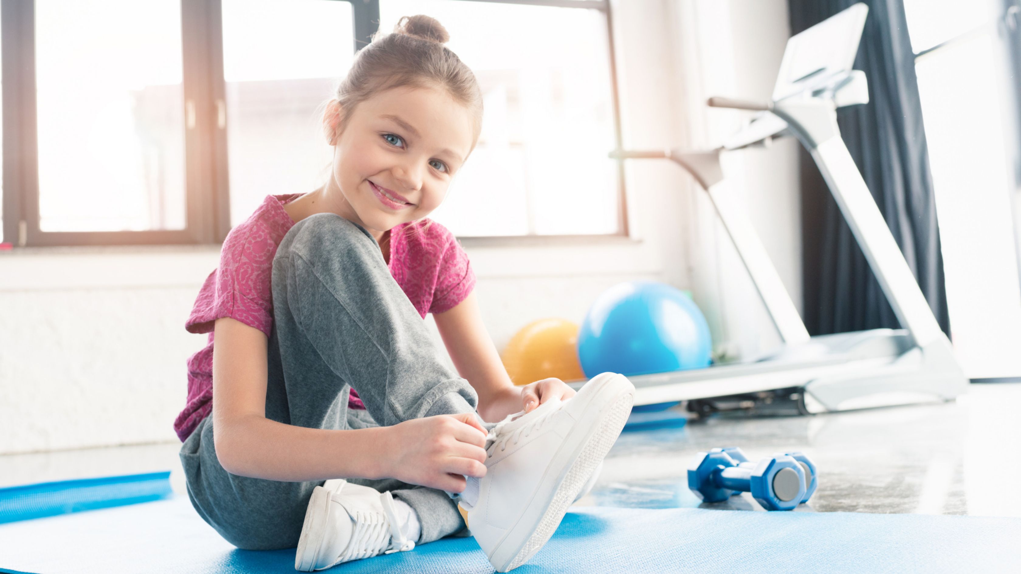 Djevojčica na treningu