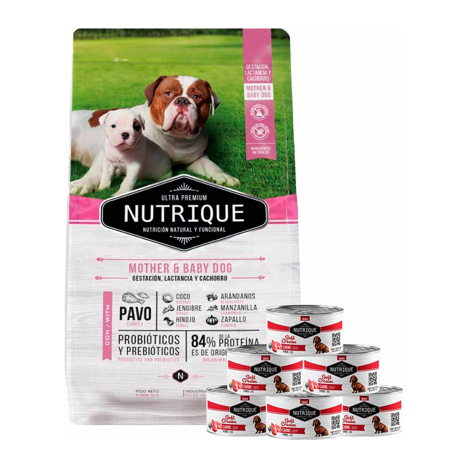 Alimento seco Nutrique - Perros - Seco - Madre y Cachorros - Mother & Baby Dog para perros
