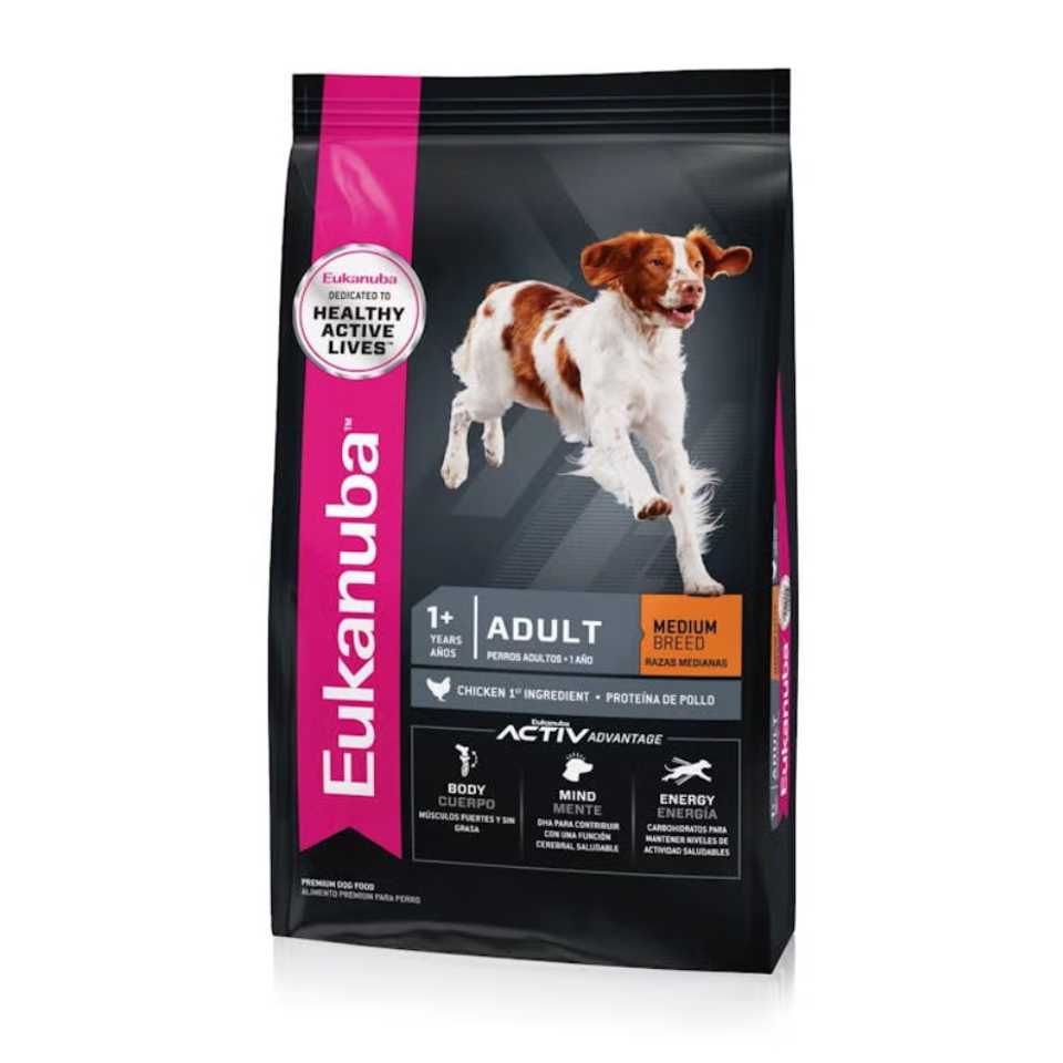 Bolsa de alimento Eukanuba Adult Medium Breed para perros adultos de razas medianas