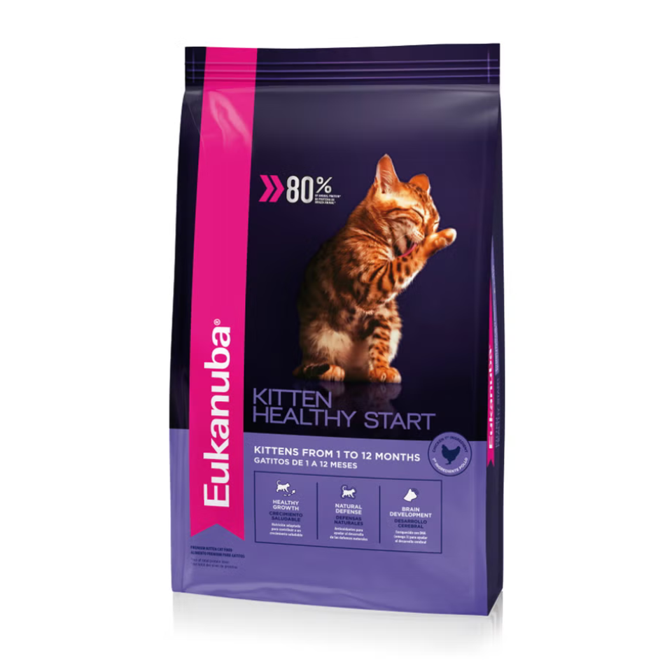 Bolsa de alimento Eukanuba Kitten Healthy Start para gatitos