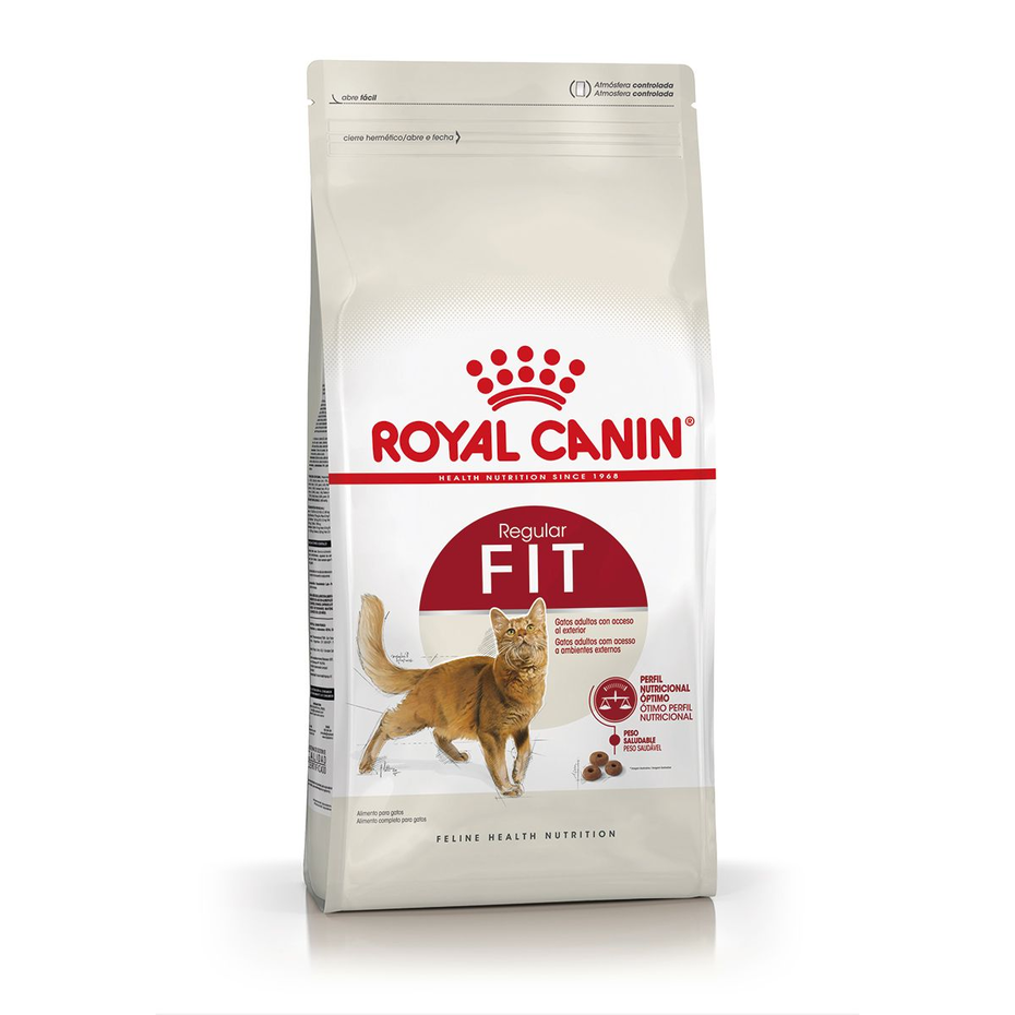 Envase de alimento Royal Canin Fit para gatos