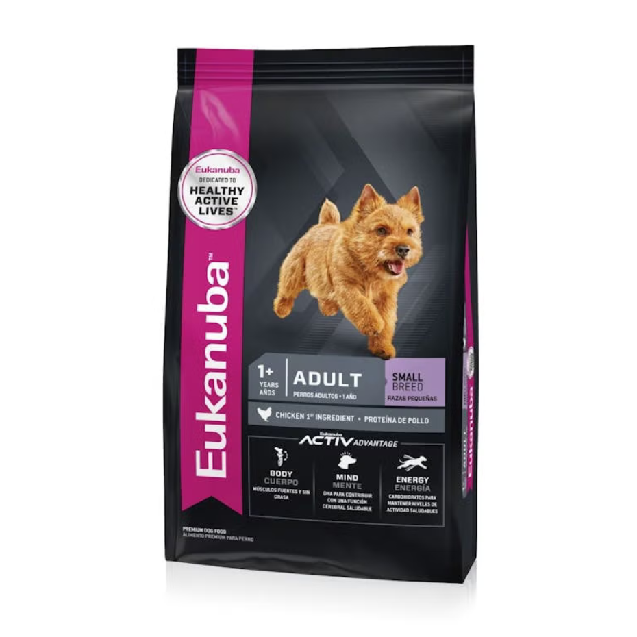 Bolsa de alimento Eukanuba Adult Small Breed para perros adultos de razas pequeñas