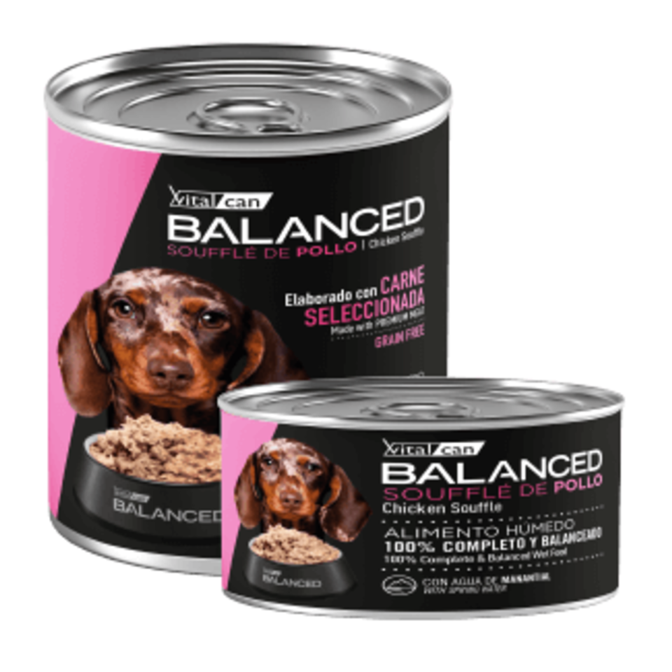 Vital Can Balanced - Perros Cachorros - Húmedo - Soufflé - Pollo