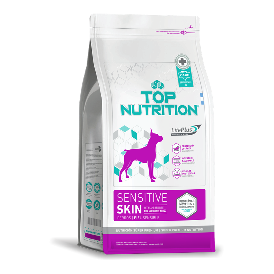 Envase Top Nutrition - Perros - Vet Care Piel Sensible - Seco