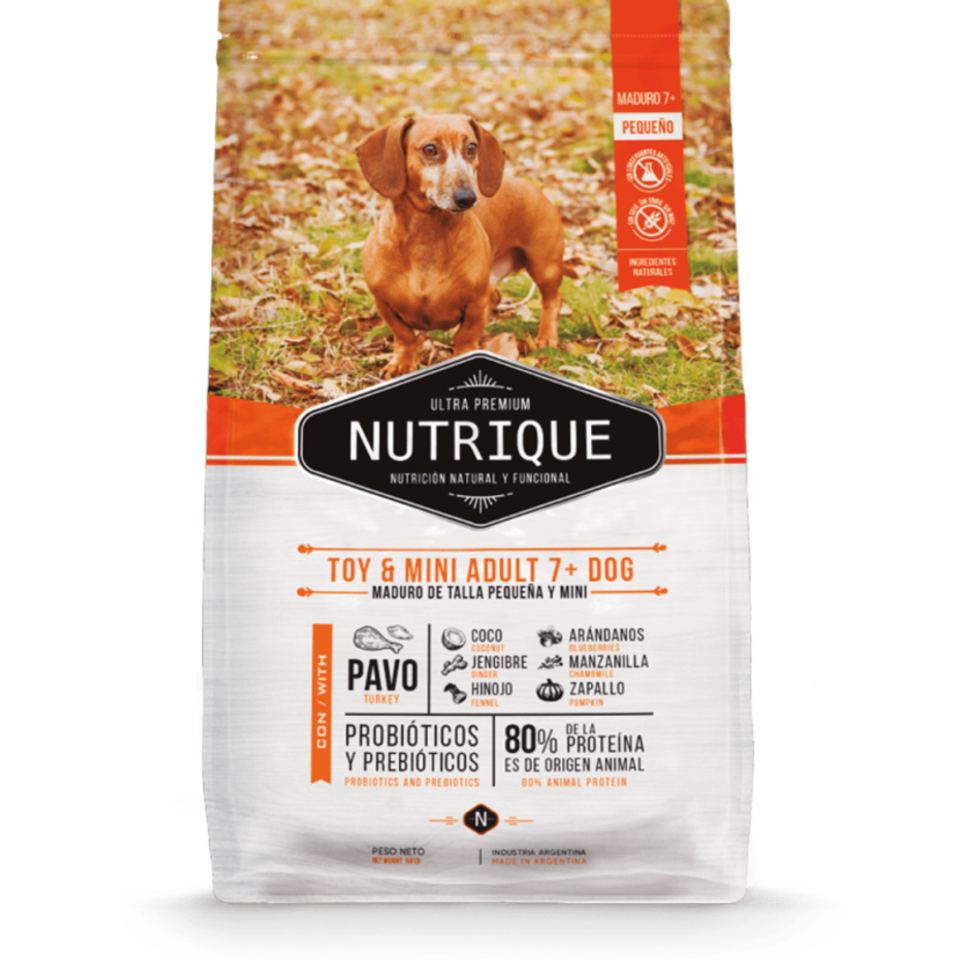 Nutrique - Perros Adultos - Seco - Razas Pequeñas - Toy & Mini Adult 7+