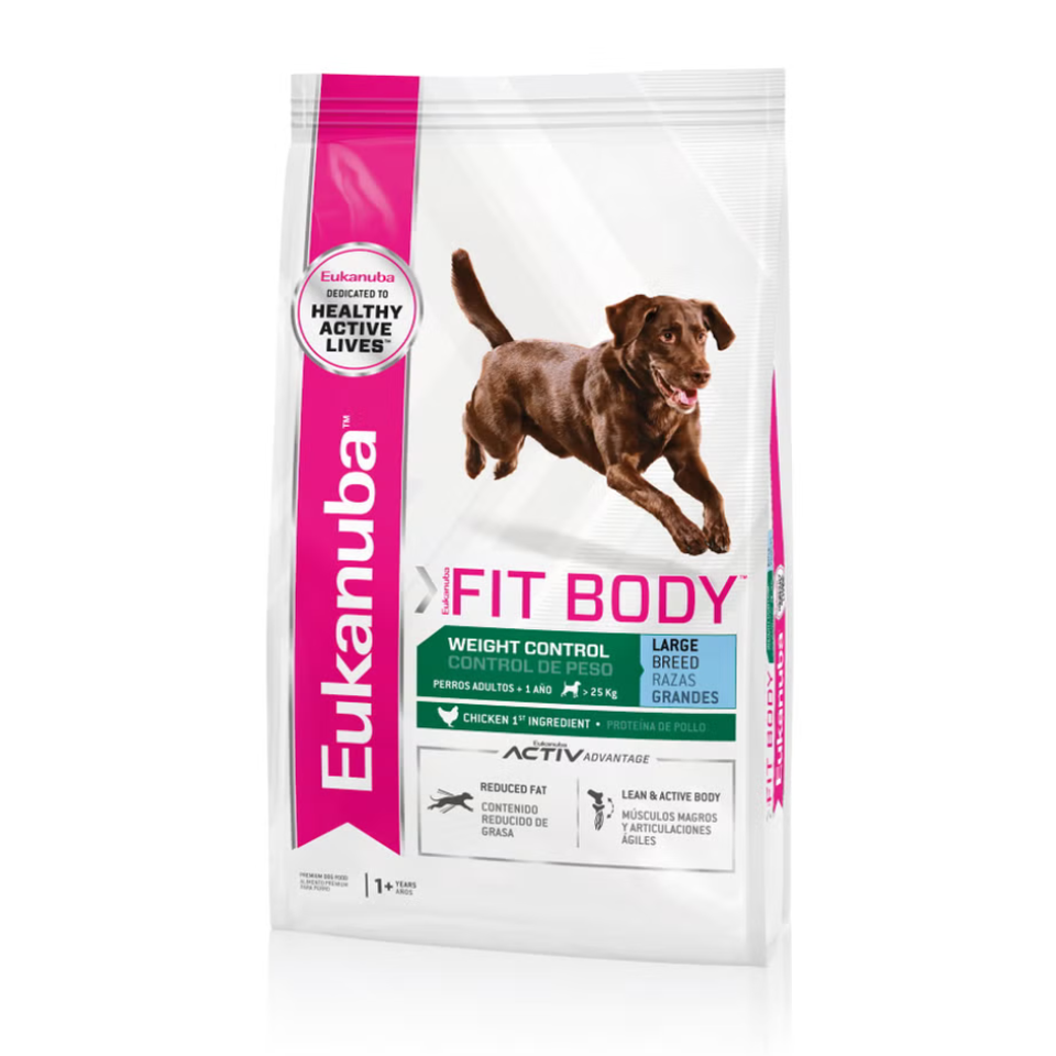 Bolsa de alimento Eukanuba Fit Body Large Breed para perros adultos de razas grandes
