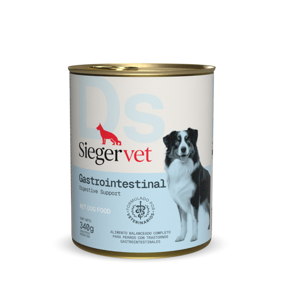 Envase de alimento Sieger Gastrointestinal para perros