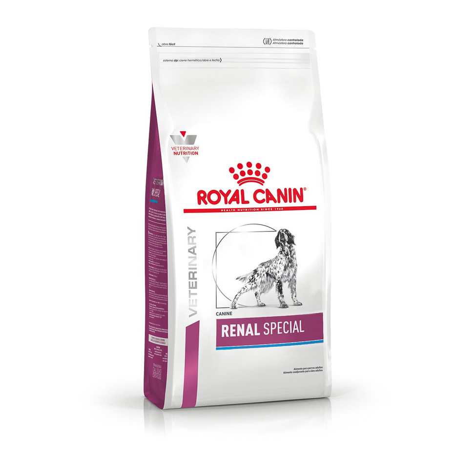 Envase de alimento Royal Canin Renal Special para perros