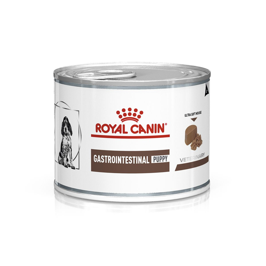 Envase de alimento Royal Canin Gastrointestinal Puppy para perros