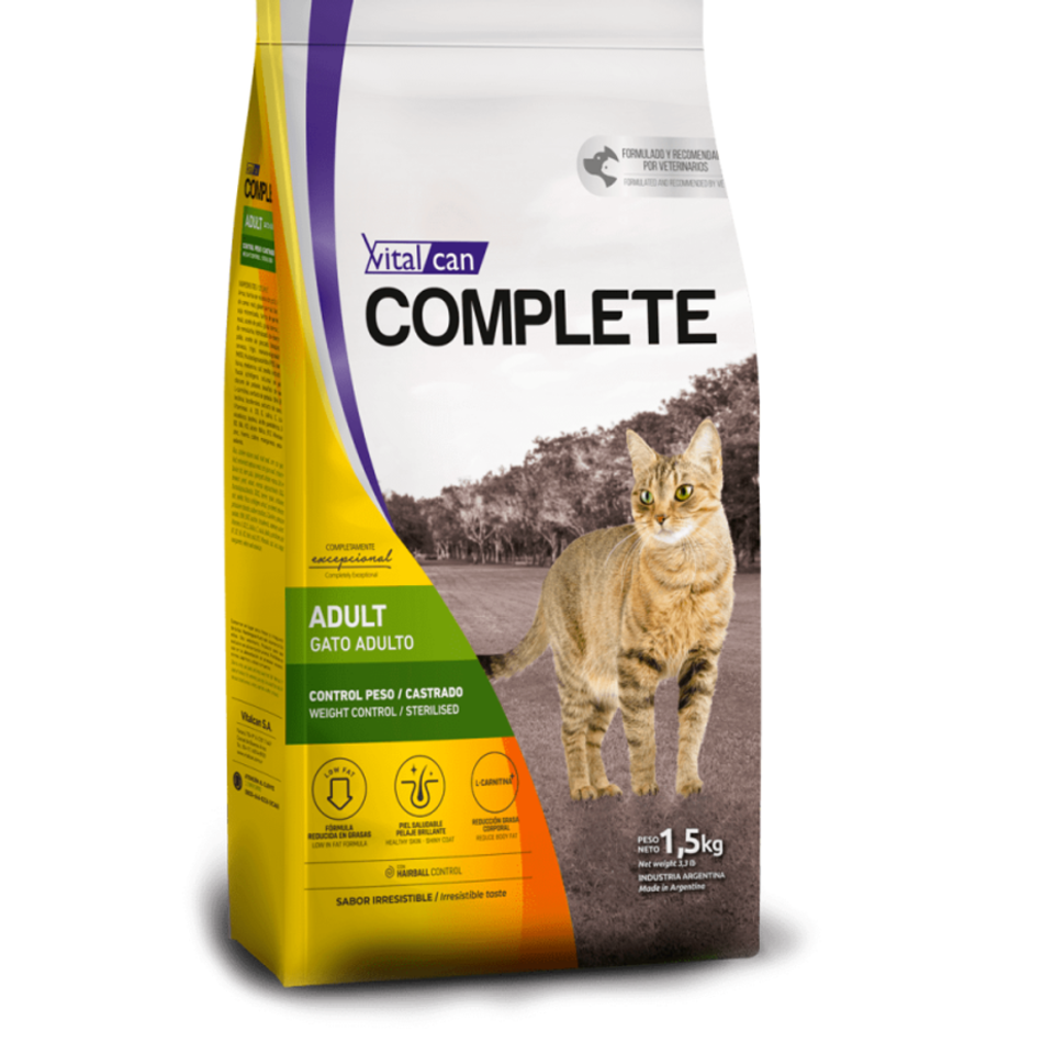Vital Can Complete - Gatos Adultos - Seco - Control de Peso