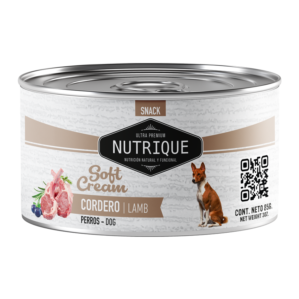 Alimento húmedo Nutrique - Perros - Húmedo - Soft Cream Cordero para perros