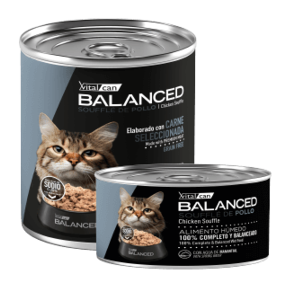 Vital Can Balanced - Gatos Senior - Húmedo - Soufflé - Pollo