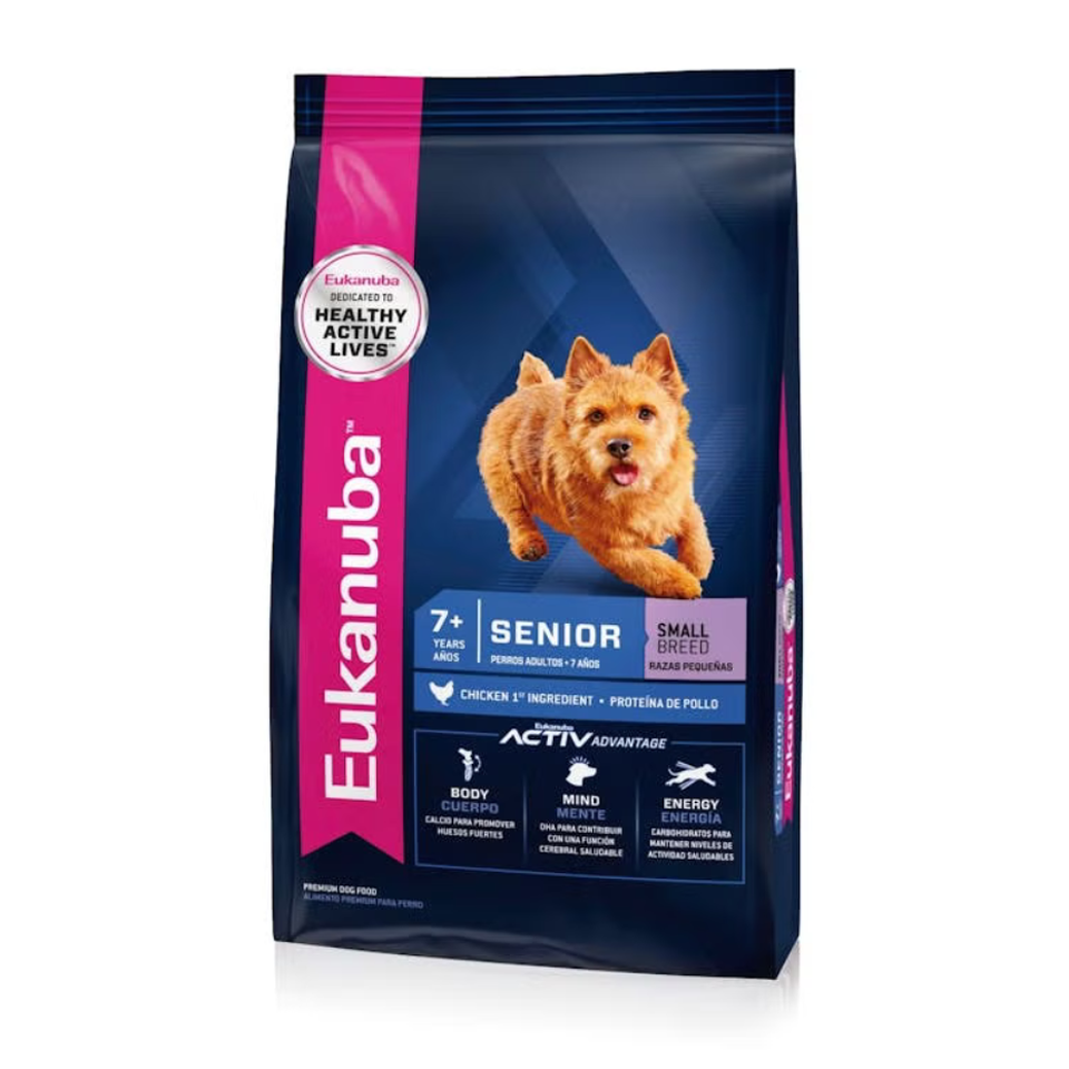 Bolsa de alimento Eukanuba Senior Small Breed para perros senior de razas pequeñas