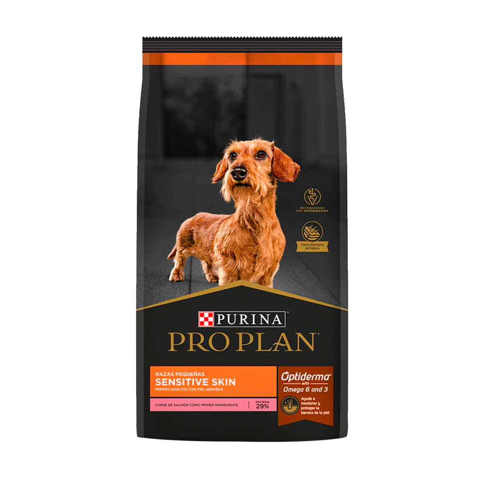 Envase de alimento Pro Plan Puppy razas pequeñas para perros