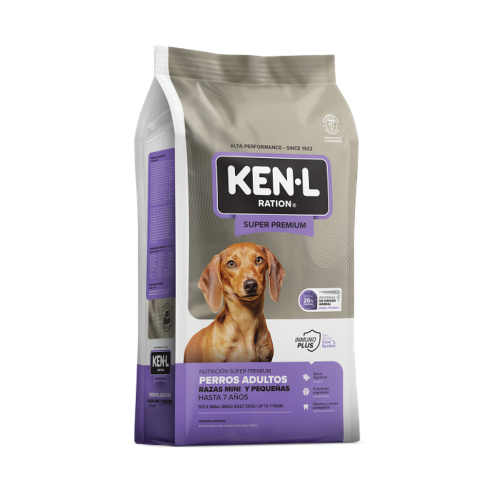 Envase Ken-L Ration - Perros - Adultos Razas Mini y Pequeñas - Seco